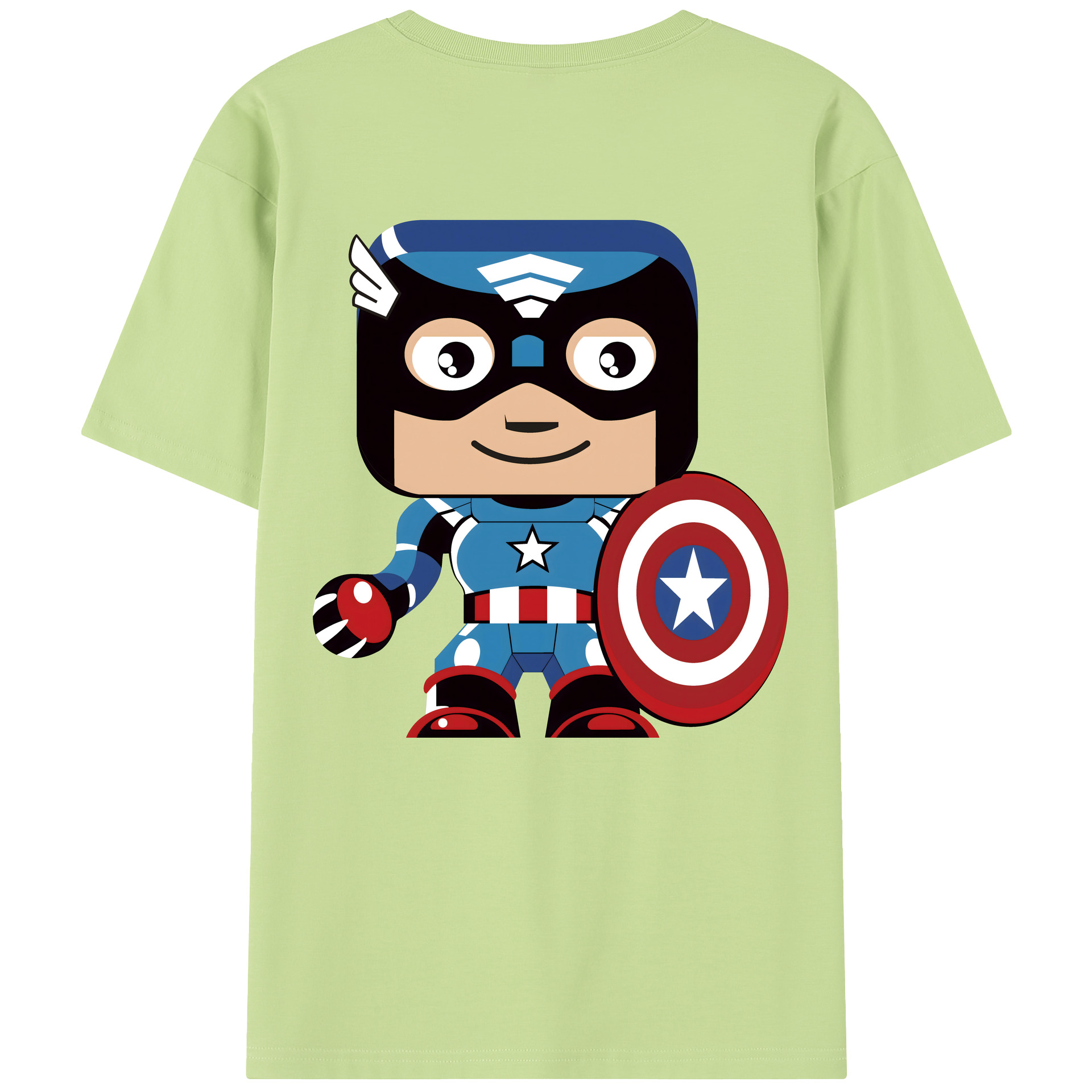 （画像用） アベンジャーズ The Avengers 綿100％半袖Tシャツ（背面プリント）